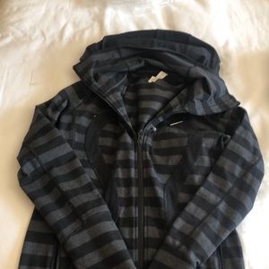 Lululemon striped jacket with hood